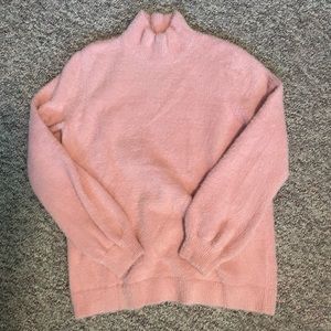 Fluffy Pink, Lands’ End, Oversized Sweater